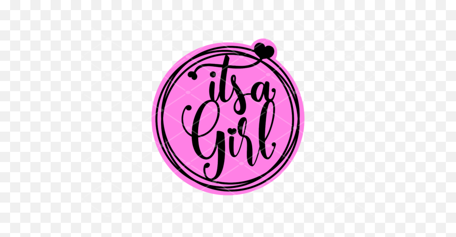 Its A Girl Graphic - Its A Girl Svg Emoji,Its A Girl Png