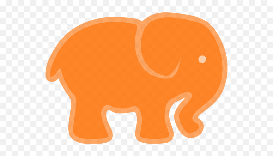 Fastest Orange Elephant Emoji,Baby Elephants Clipart