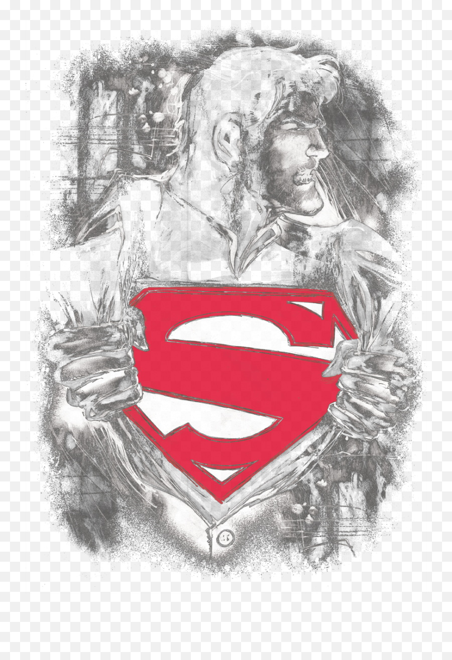 Superman Darkest Hour Menu0027s Premium Slim Fit T - Shirt Sons Emoji,Superman Logo Drawing