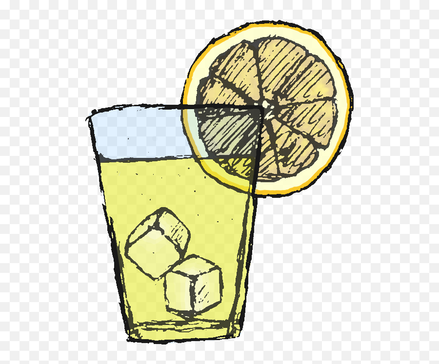 Sclemonade Lemonade Teatime Drink Lemon Lemonjuice - Drawing Old Fashioned Glass Emoji,Lemonade Clipart