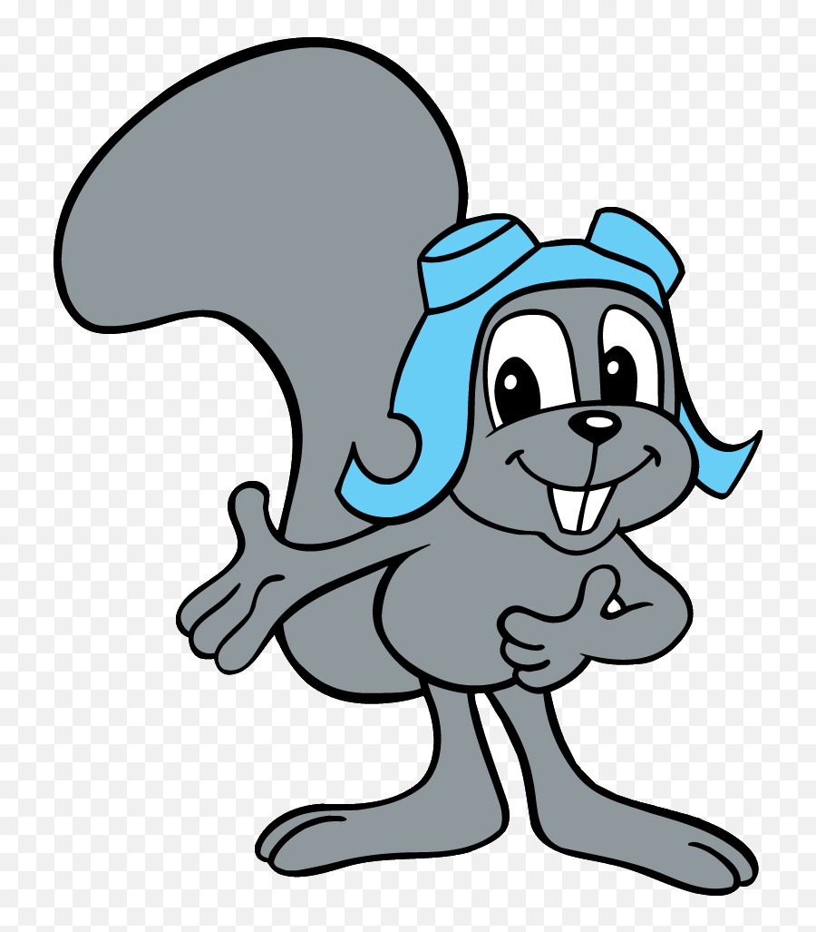 Rocket J - Rocky Cartoon Emoji,Squirrel Png