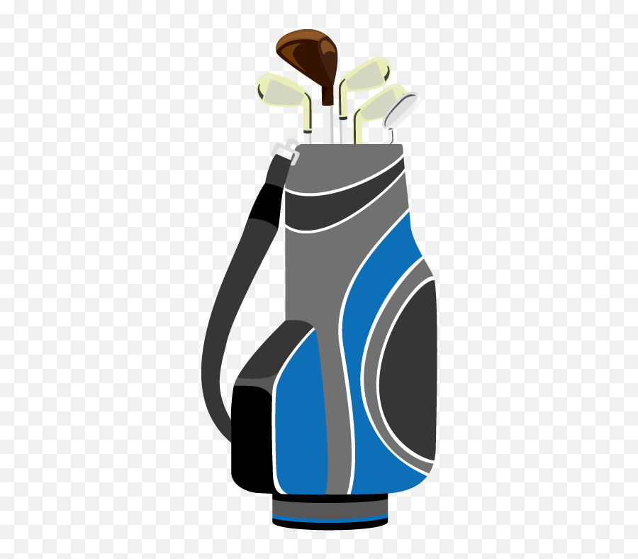 Golf Clipart Golf Bag Picture - Clip Art Golf Bag Cartoon Emoji,Golf Club Clipart