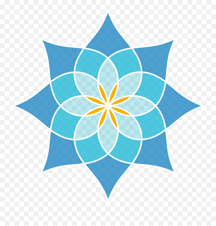 Mandala Clipart Green Blue Mandala - Mandala Star Flower Drawings Emoji,Mandala Clipart