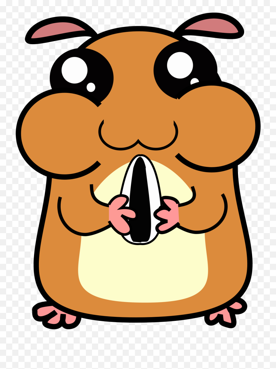 Cute Hamster With Seed Clipart - Desire Subjunctive Spanish Emoji,Seed Clipart