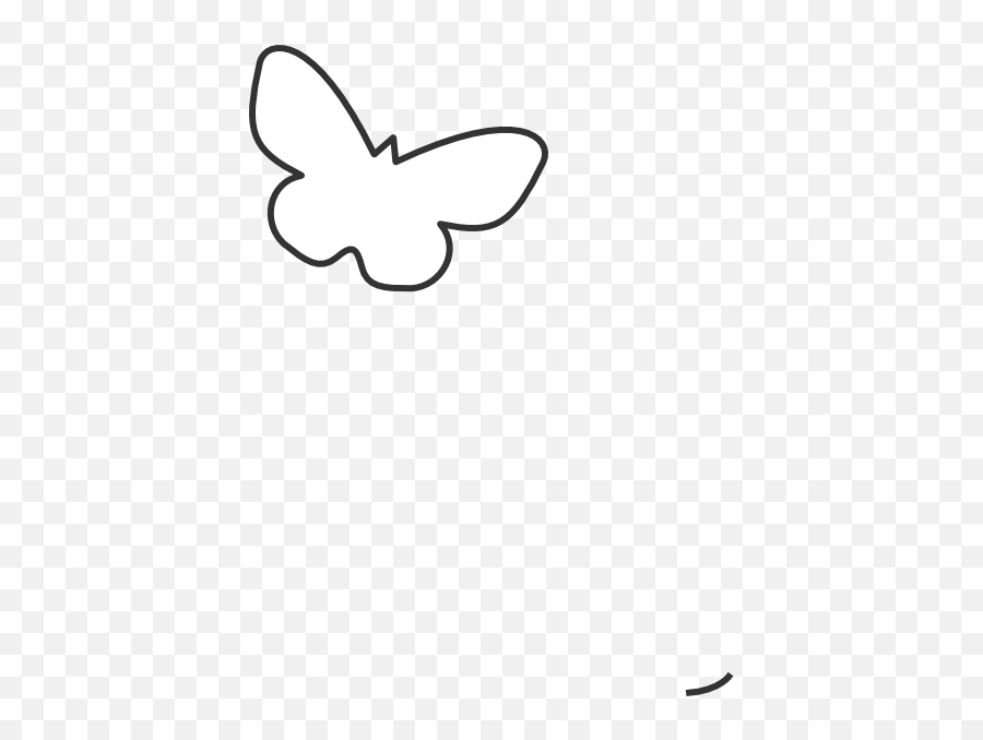 Butterfly Silhouette Clip Art At Clkercom - Vector Clip Art Girly Emoji,Butterfly Silhouette Png