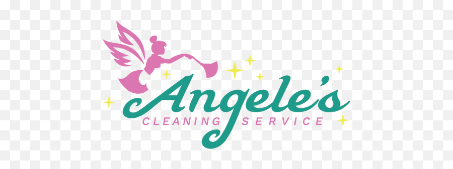 Angeles Cleaning Service - Fairy Emoji,Cleaning Service Logo