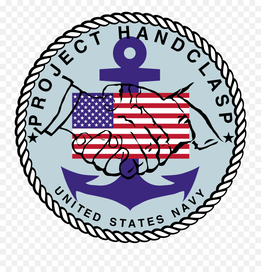 Project Handclasp - Wikipedia American Flag Emoji,United States Navy Logo