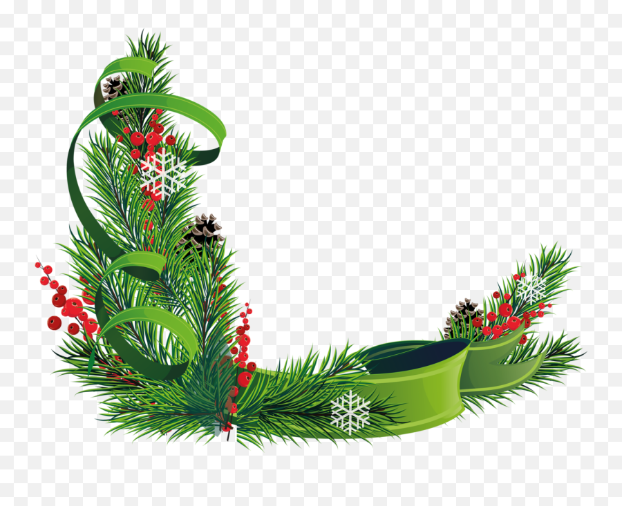 Download Christmas Corners Christmas - Transparent Christmas Corners Png Emoji,Christmas Border Clipart