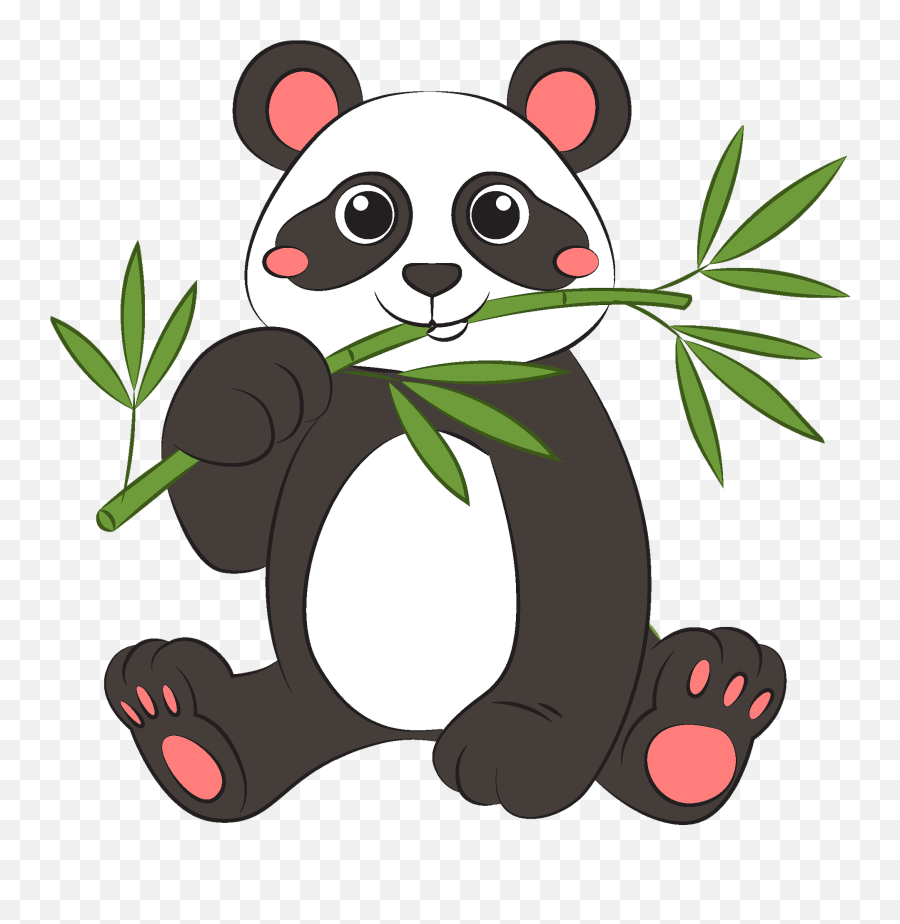 Panda Clipart Free Download Transparent Png Creazilla - Panda Clipart Emoji,Panda Clipart