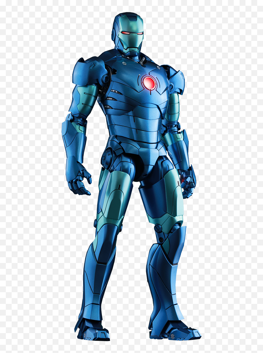 Ironman Png - Mark Iii Diecast Iron Man Suit Blue Emoji,Iron Man Transparent