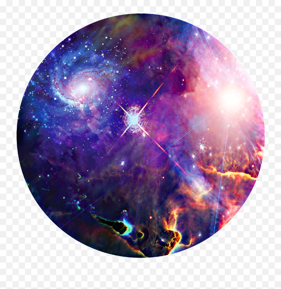 Space Stars Png Transparent - Galaxy Circle Transparent Background Emoji,Galaxy Transparent Background