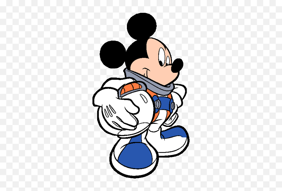 Astronaut Mickey Mouse Clipart - Mickey Mouse In Space Emoji,Astronaut Clipart