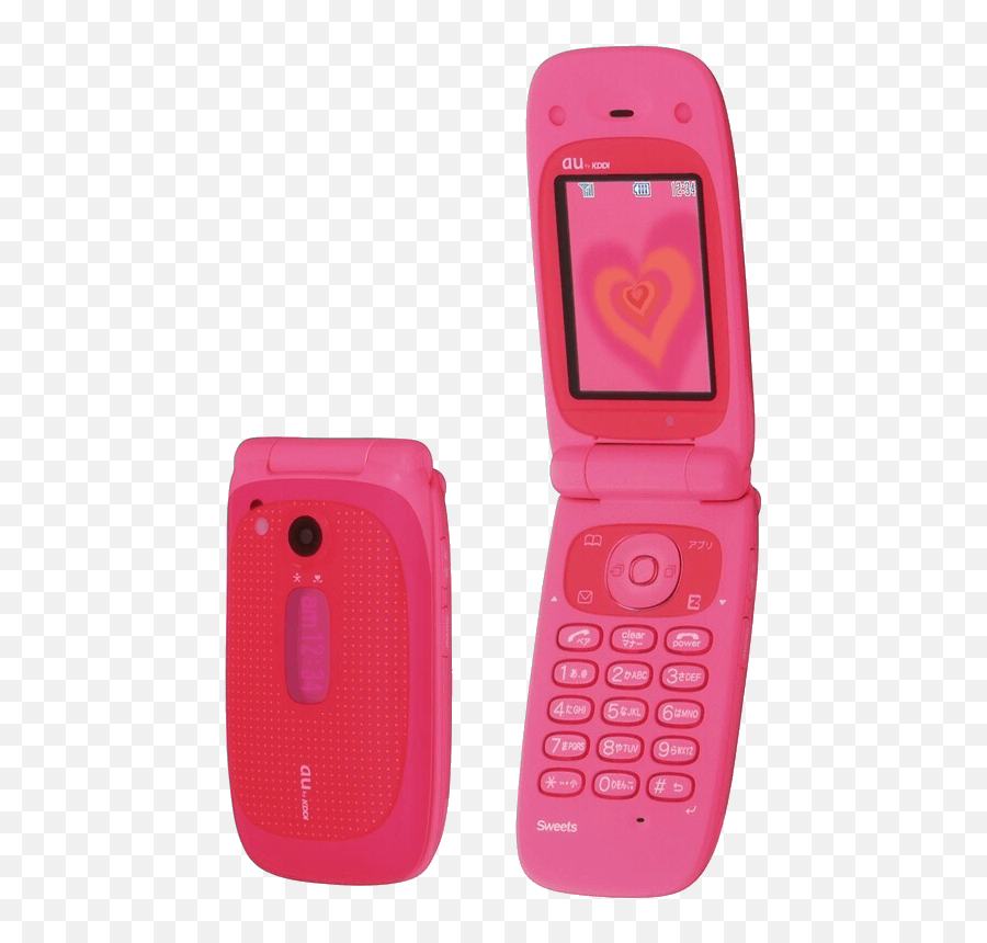 Hot Pink Flip Phone Barbie Filler - Y2k Aesthetic Flip Phone Emoji,Flip Phone Png