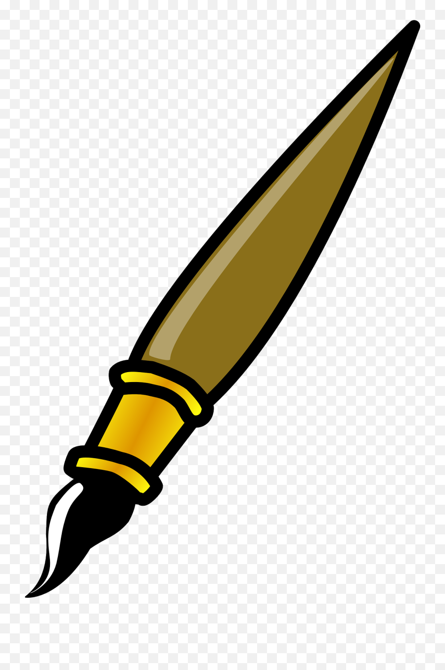 Paintbrush Clip Art - Brushes Png Download 13141920 Writing Brush Clipart Emoji,Paintbrush Clipart