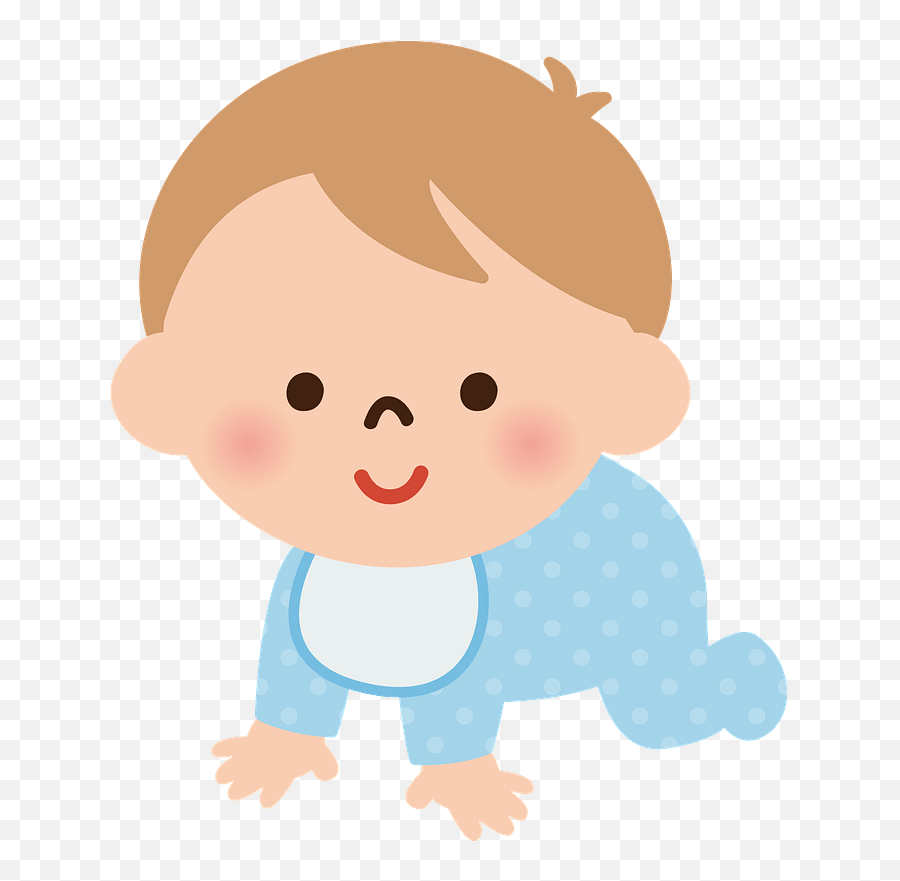 Baby Boy Clipart Free Download Transparent Png Creazilla - Baby Crawling Emoji,Baby Boy Clipart