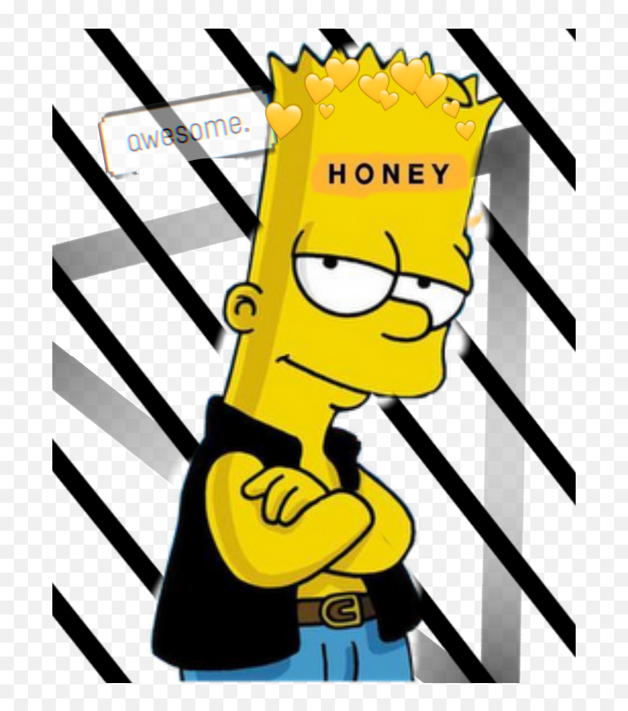 Bing Sticker - Cartoon Simpsons Clipart Full Size Clipart Emoji,Bing Clipart