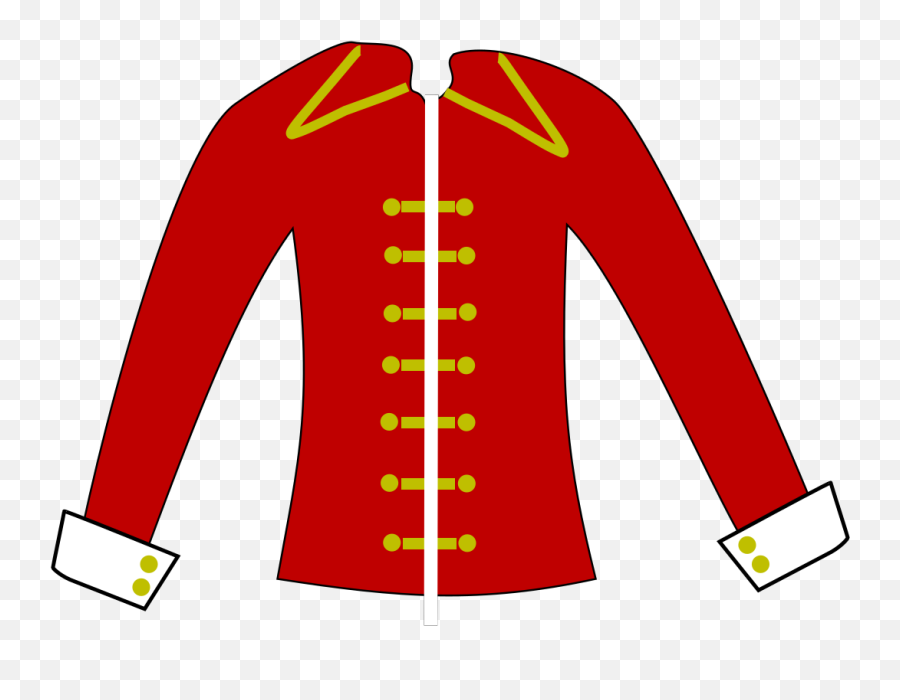 Pirate Coat Clothes Captain Red Ornate - Red Coat Clipart Emoji,Jacket Clipart