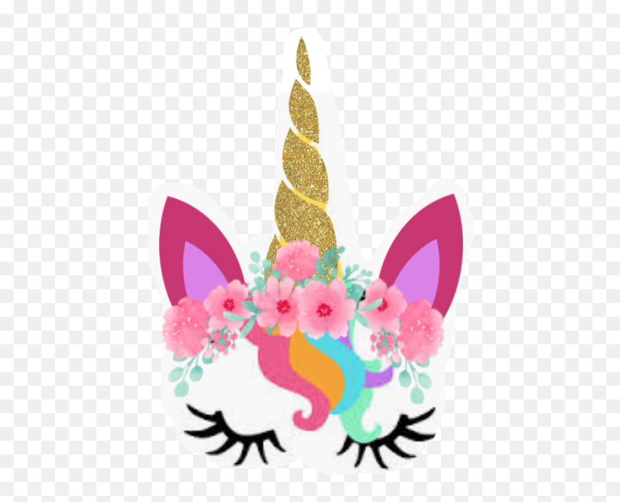 Unicorn Horn Sticker By Stephanie Torres Hernandez Emoji,Unicorn Eyes Clipart