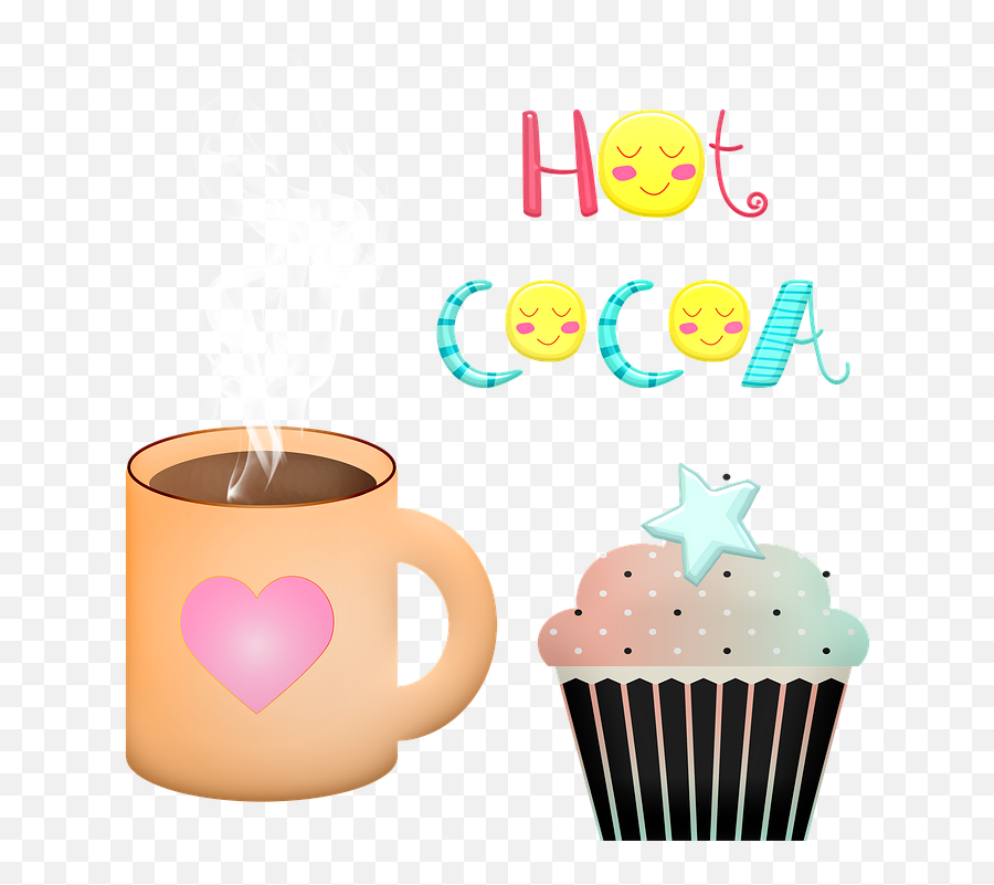 Cupcakes And Hot Cocoa Clipart - Png Download Full Size Cupcakes And Hot Cocoa Clipart Emoji,Hot Cocoa Clipart