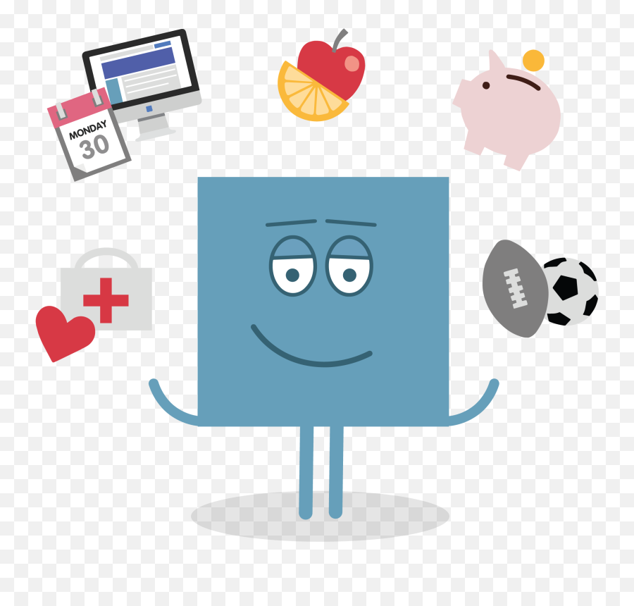 Transparent Wellbeing Clipart - Cartoon Clip Well Being Emoji,Being Transparent