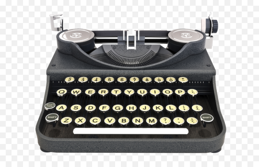 Typewriter Png Alpha Channel Clipart - Typewriter Png Emoji,Typewriter Clipart