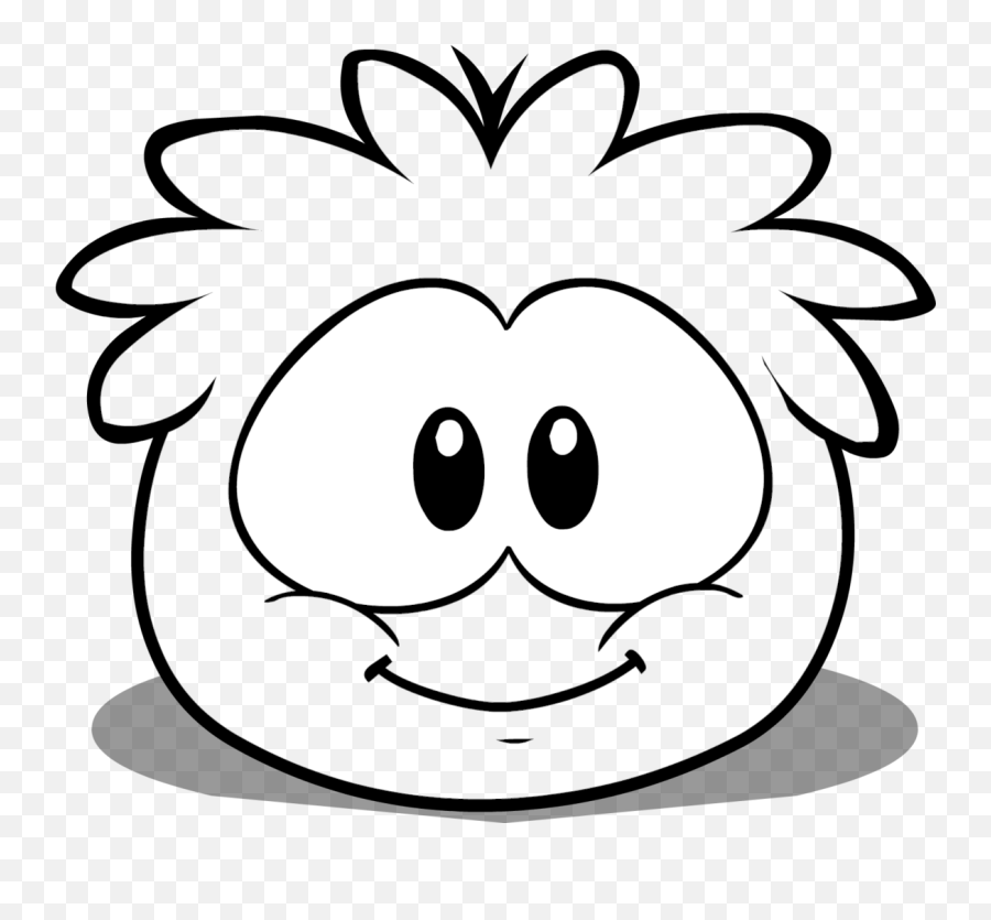 Funny Face Drawing - Pink Club Penguin Puffles Emoji,Funny Face Png