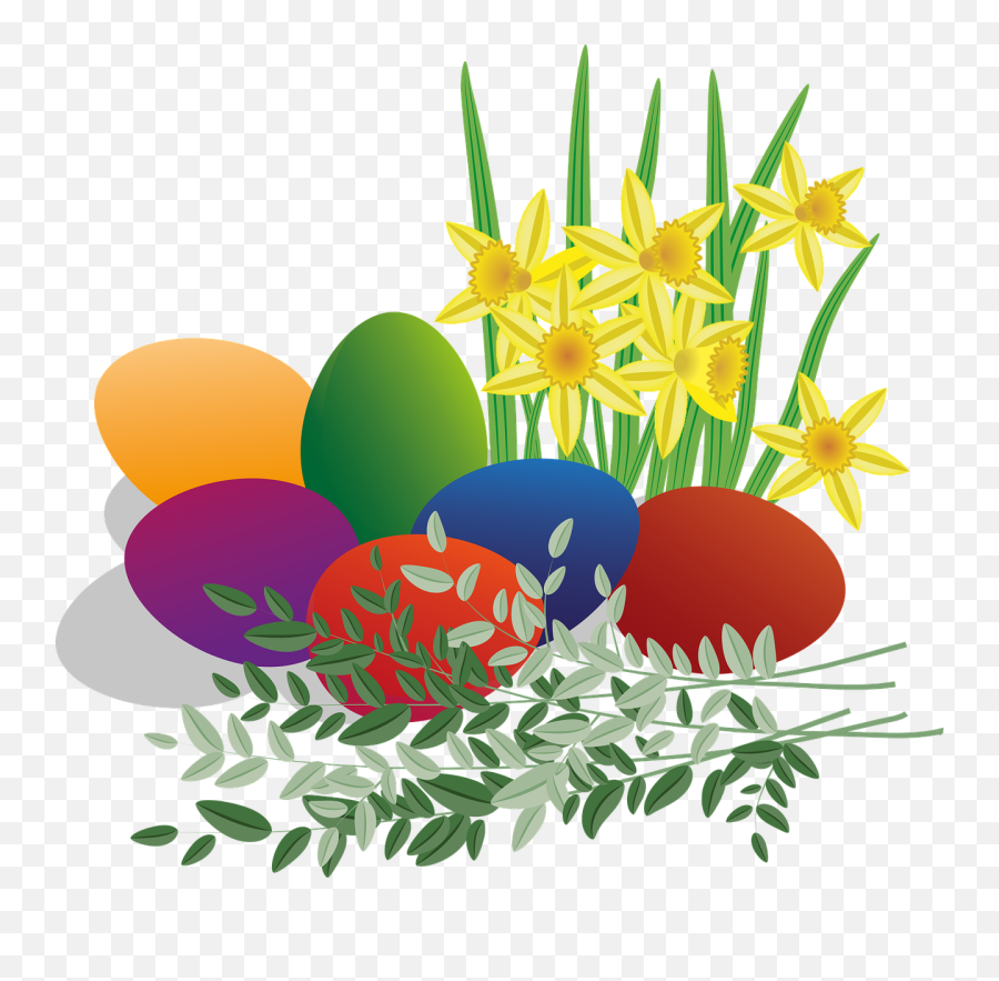 30 Free Daffodil U0026 Easter Vectors - Pixabay Easter Genially Emoji,Daffodil Clipart