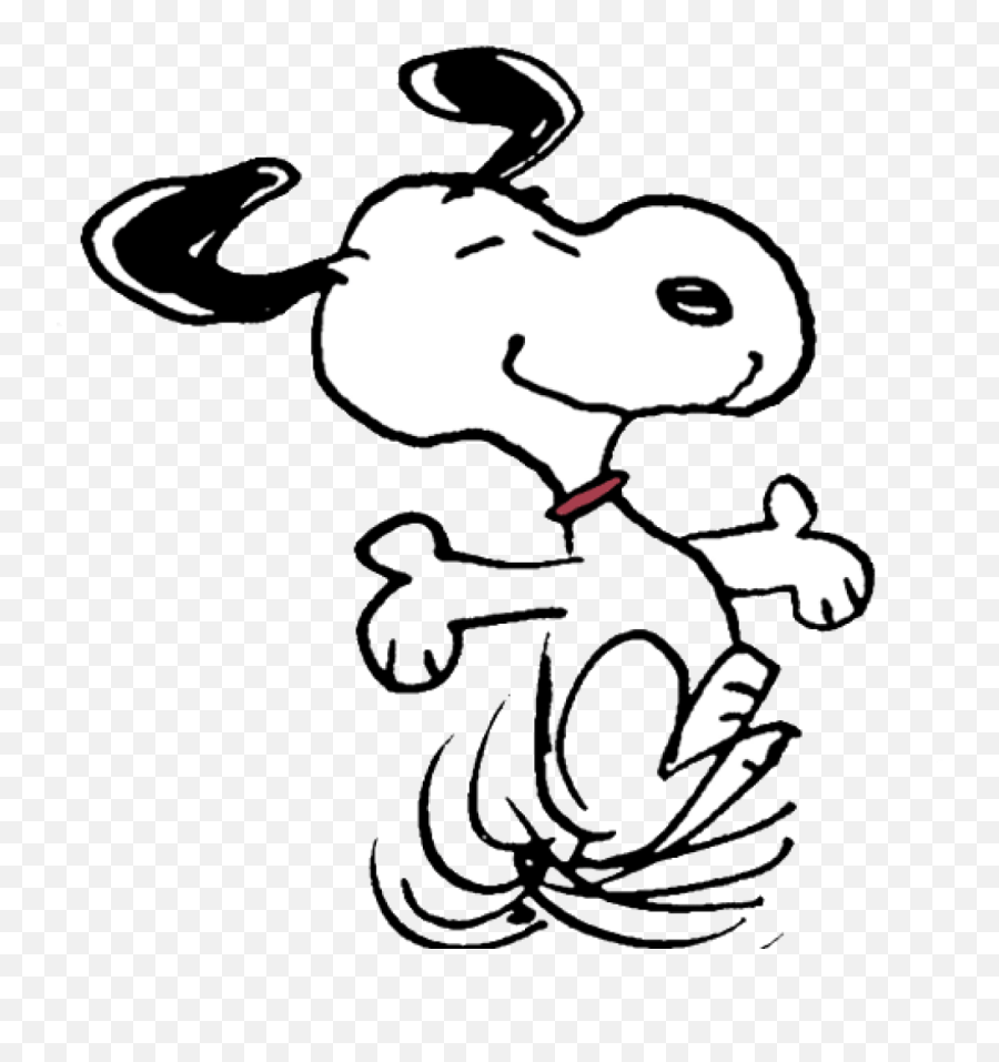 Snoopy Clipart Dancing - Snoopy Kid Png Transparent Snoopy Dancing Emoji,Snoopy Clipart