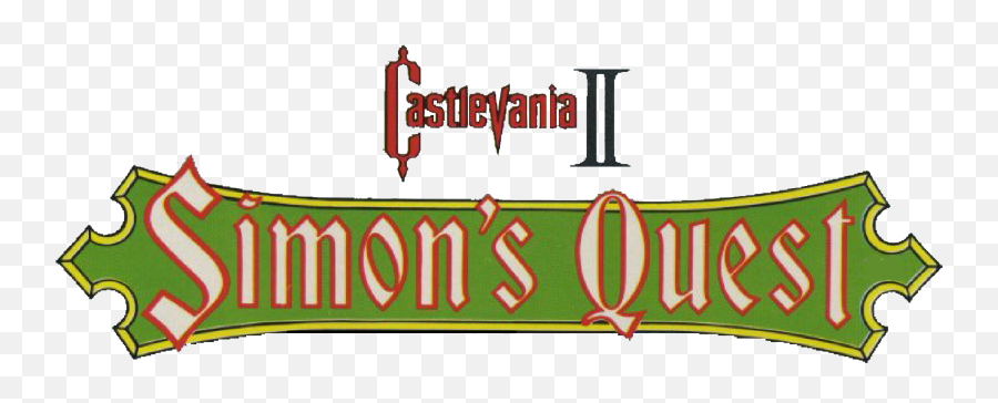Simons Quest - Castlevania 2 Emoji,Castlevania Logo