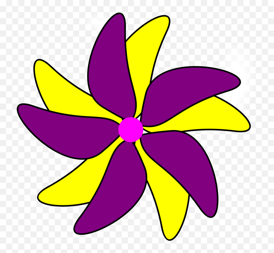 Plantflorasymmetry Png Clipart - Royalty Free Svg Png Yellow Emoji,Purple Flower Clipart