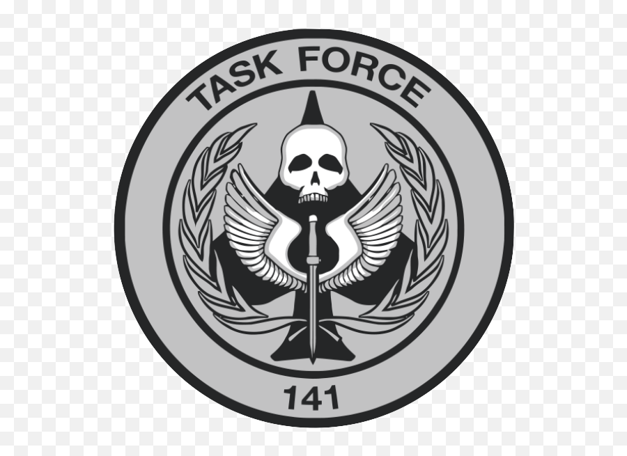 Download Hd Tf 141 Logo Vector - Task Force 141 Logo Task Force 141 Logo Emoji,Tf Logo