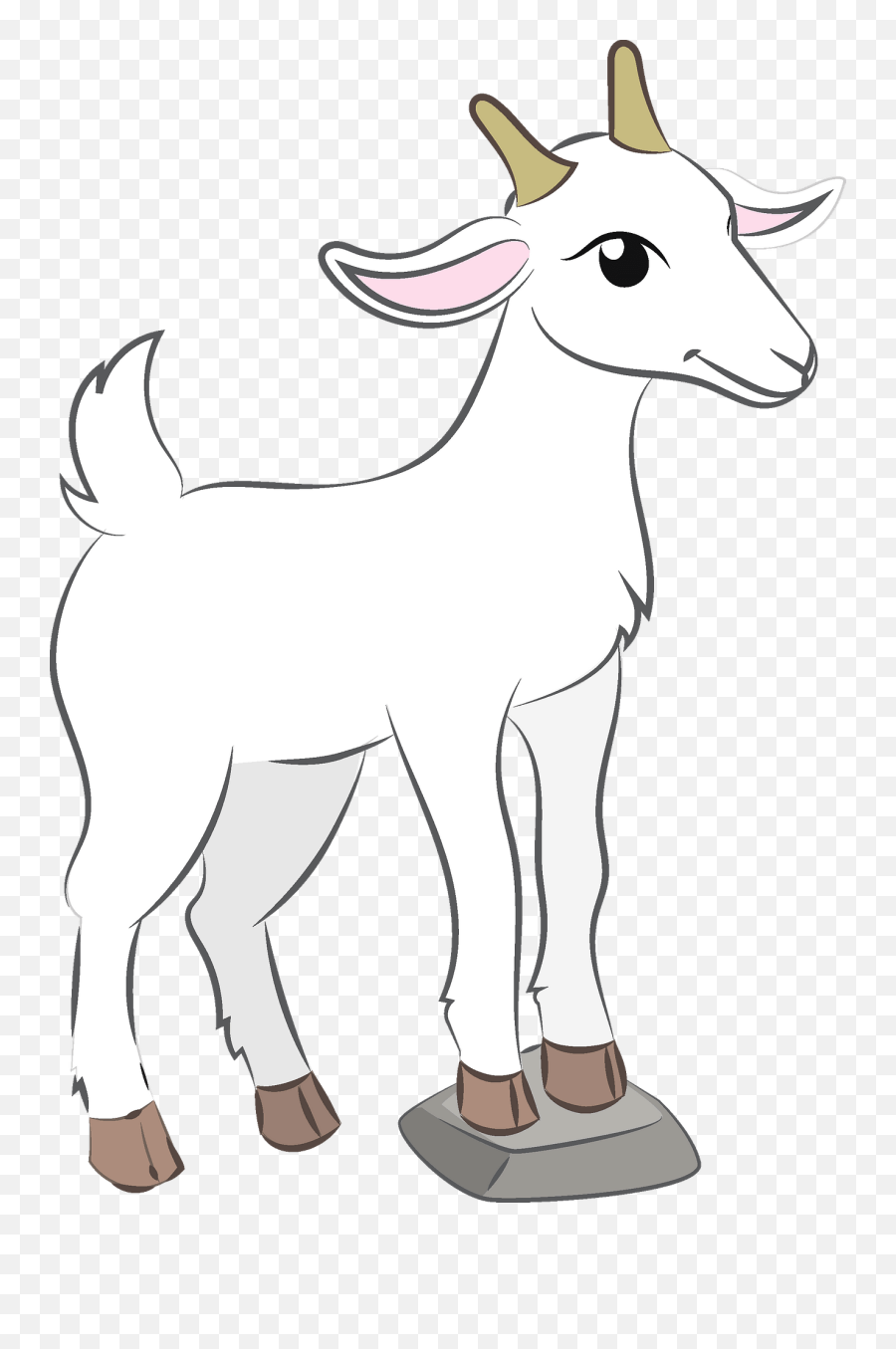 Goat Clipart - Goat Clipart Creazilla Emoji,Goat Clipart