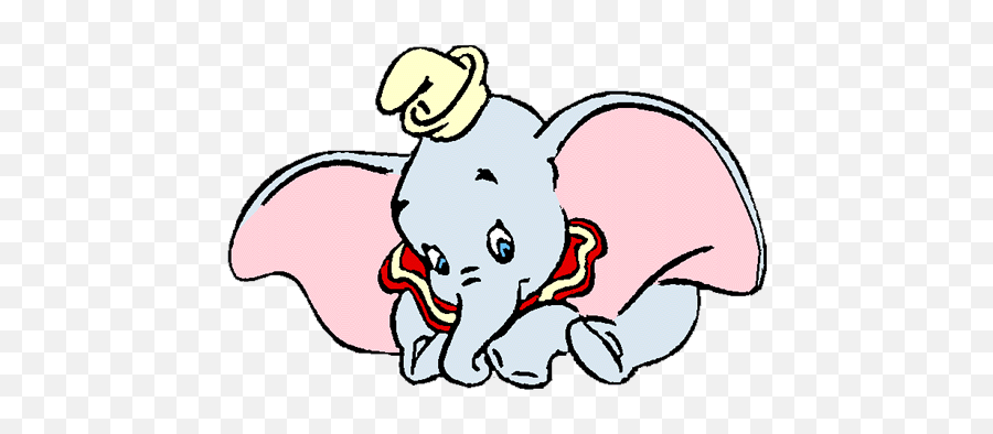 Walt Disney Dumbo Clipart Page - Vintage Dumbo Clip Art Emoji,Dumbo Clipart