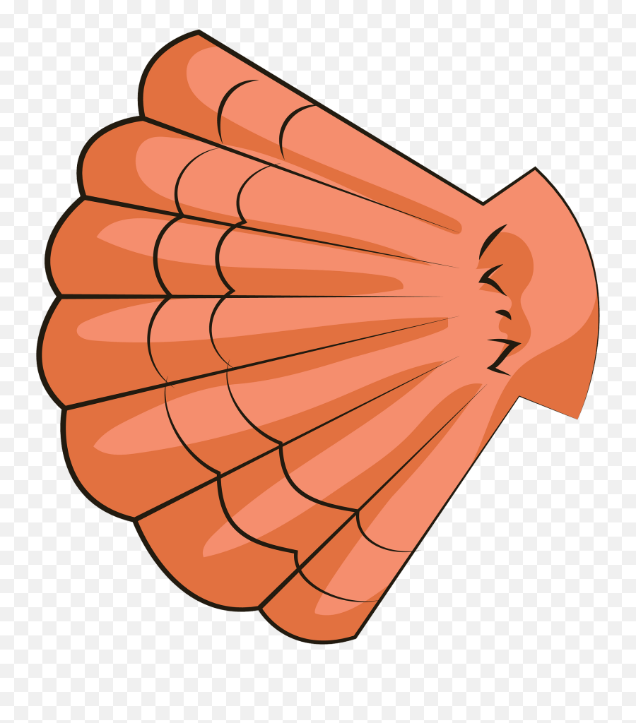 Sea Shell Clipart - Shuttlecock Emoji,Sea Shell Clipart