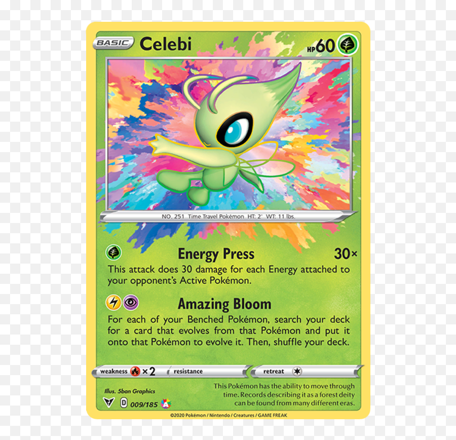 Celebi Single - Celebi Vivid Voltage Emoji,Celebi Png