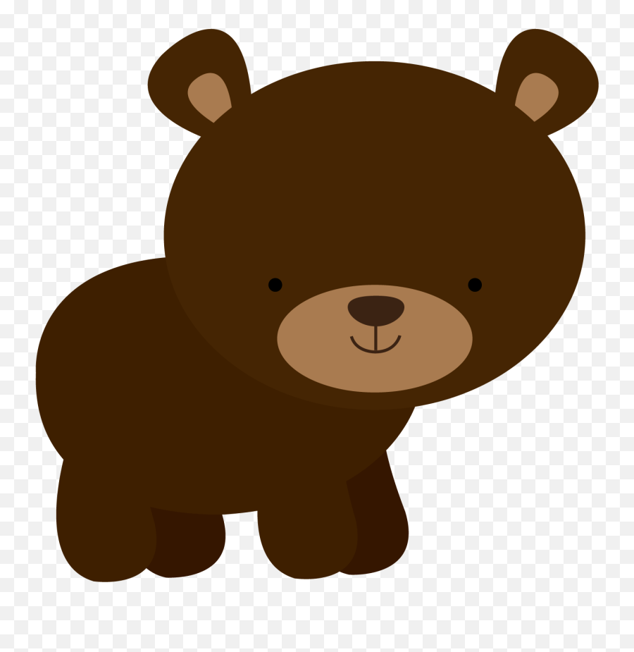 Baby Animals Woodland Animals - Bear Woodland Animals Clip Art Emoji,Baby Animal Clipart