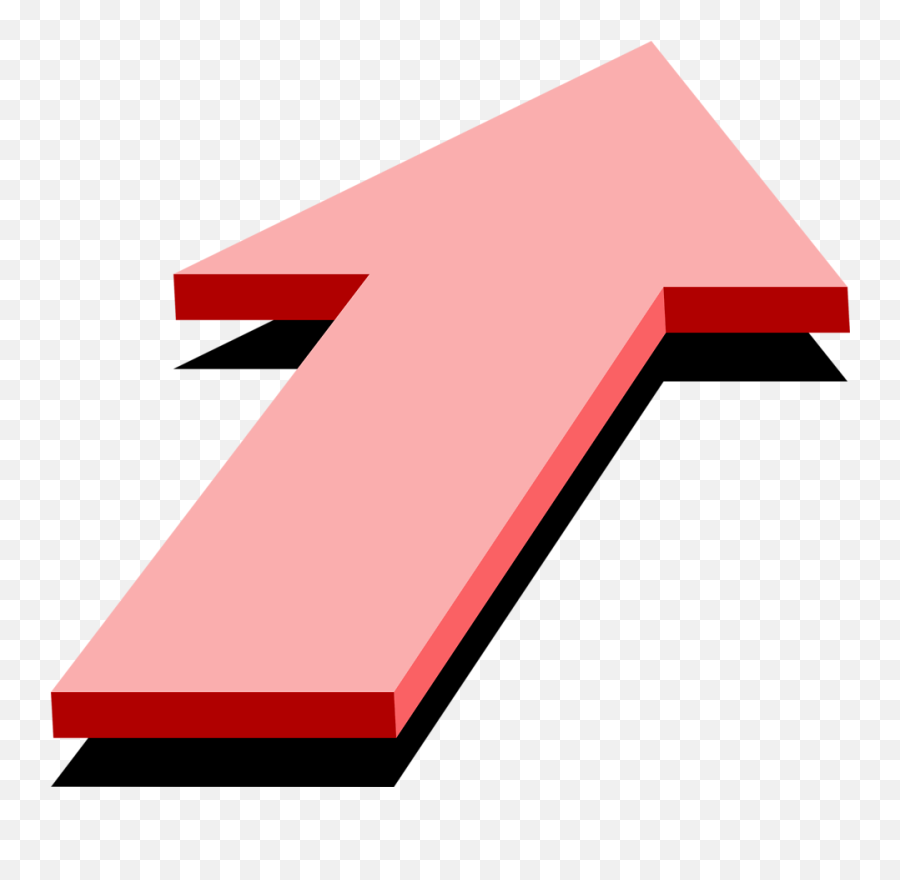 Download Hd Stock Arrow Up Png - 3d Arrow Png Transparent 3d Orange Arrow Straight Emoji,Up Arrow Png