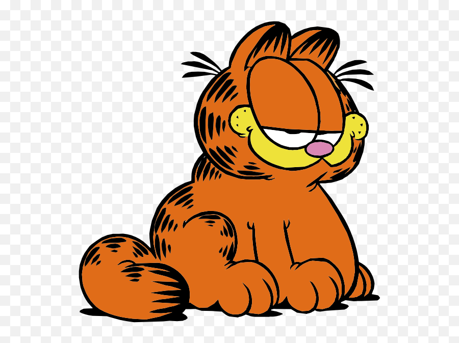 Garfield Somnoros - Clipart Full Size Clipart 2620080 Emoji,Grumpy Cat Clipart