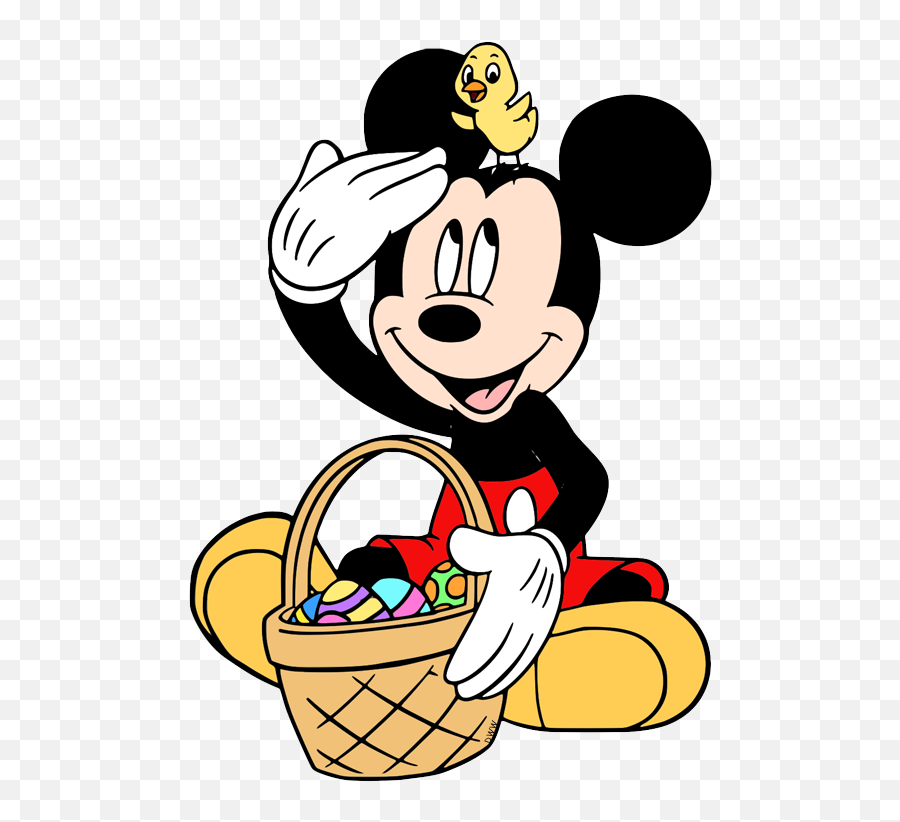 Disney Easter Clip Art - Clipart Mickey Mouse Easter Emoji,Easter Clipart