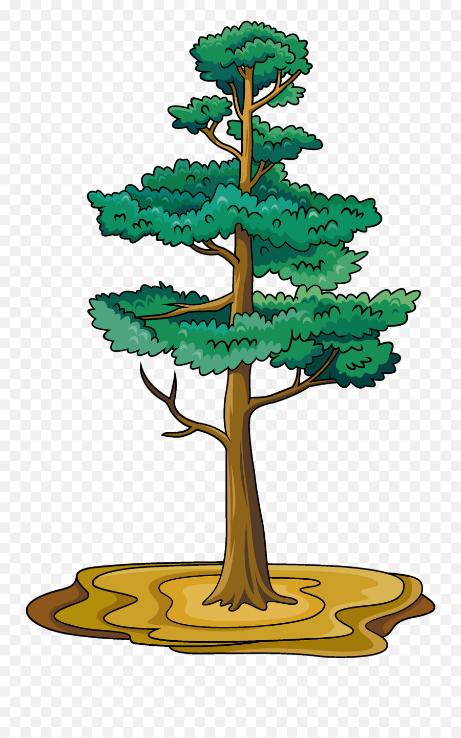 Pine Tree Clipart - Pine Tree Clipart Plant Emoji,Tree Clipart