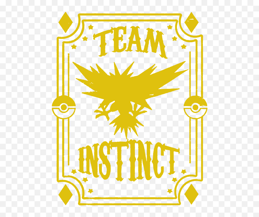Team Instinct Yellow Team Gym Unisex Top Pokemon Badge Emoji,Pokemon Go Gym Logo