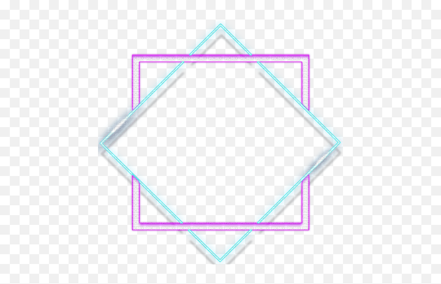 Neon Frame Cadre - Picmix Emoji,Neon Triangle Png