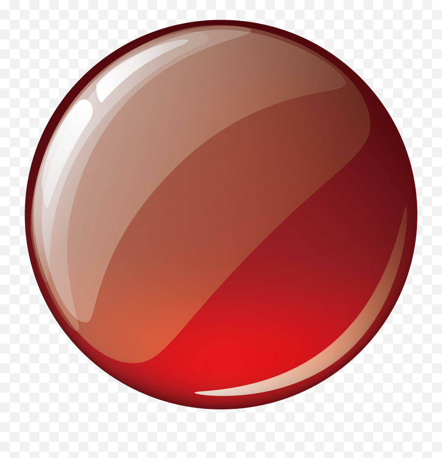 Button Download - Round Red Crystal Button Png Download Emoji,Red Button Png