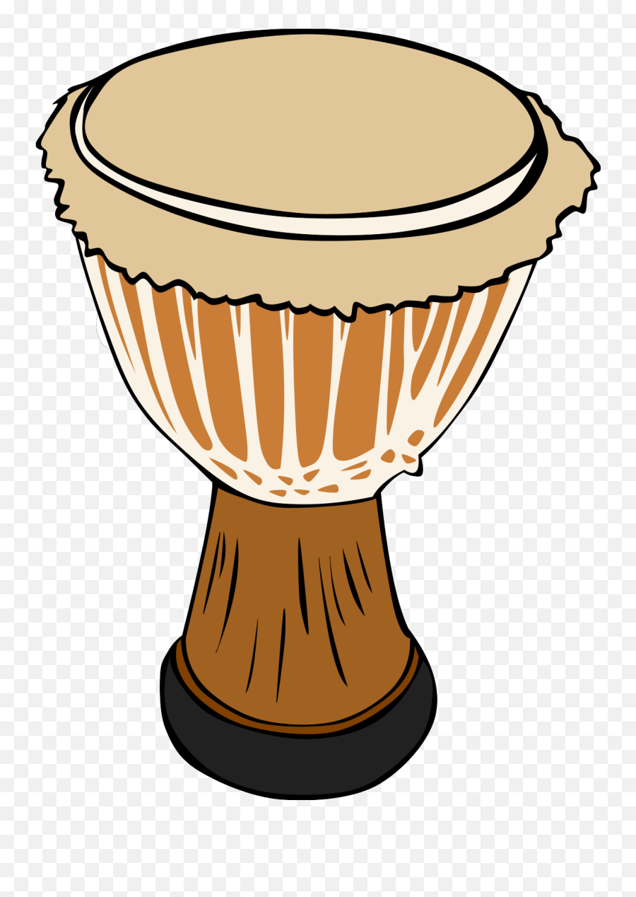 Djambe Drum Clip Art At Clker - Africa Drum Clipart Emoji,Drum Clipart