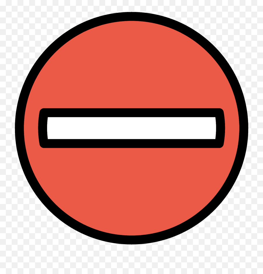 No Entry Emoji Clipart Free Download Transparent Png - Dot,No Clipart