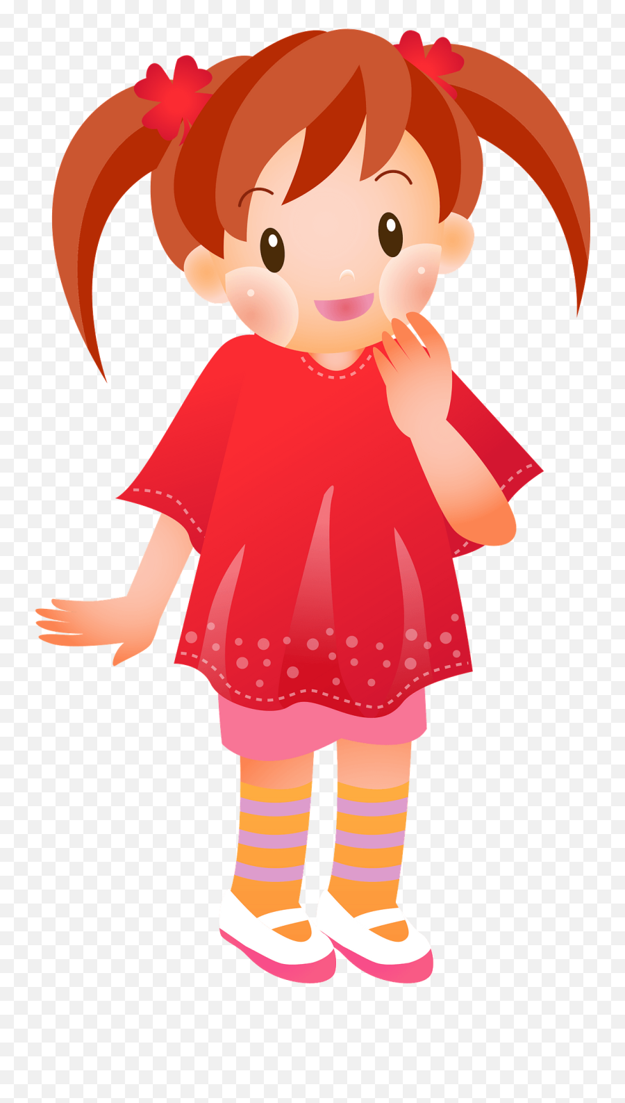 Little Girl Clipart Free Download Transparent Png Creazilla - Fictional Character Emoji,Little Girl Clipart