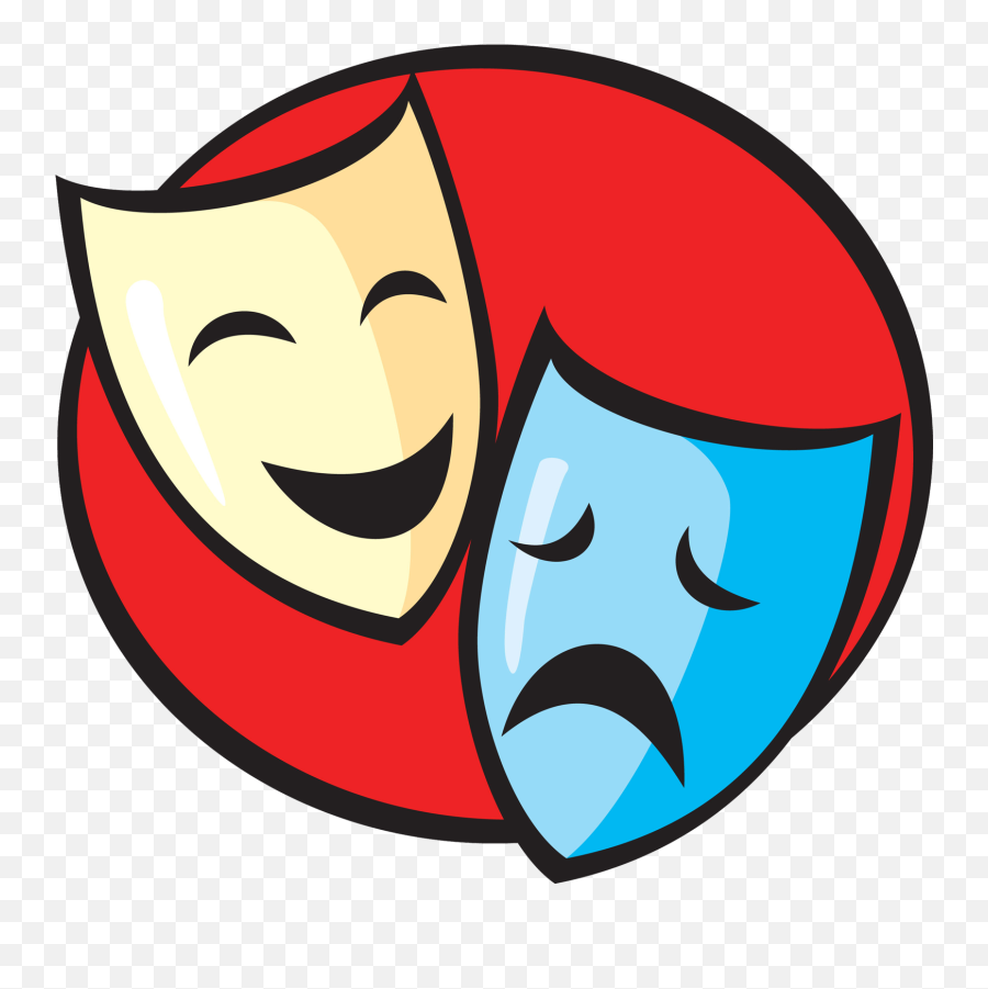 Drama Clipart Real - Speech And Drama Logo Transparent Drama Clipart Emoji,Theater Clipart