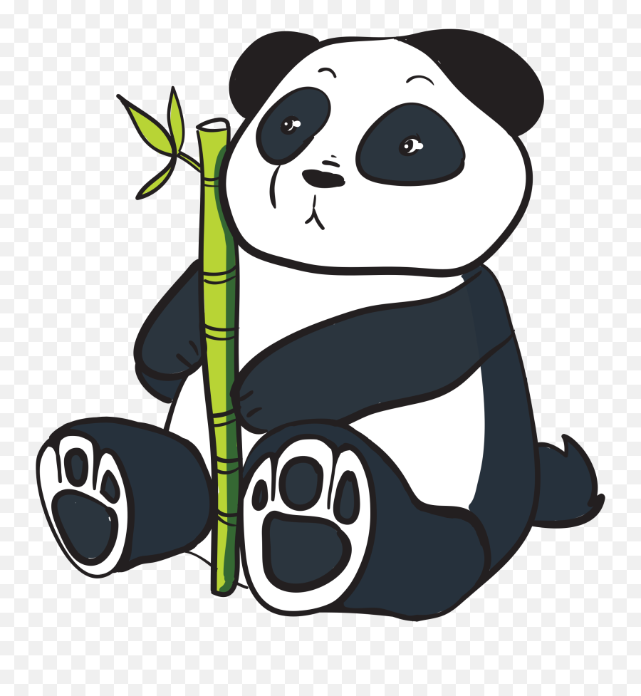 Download Clipart Of Lesser Bamboo And Bambu - Cartoon Dot Emoji,Bamboo Clipart