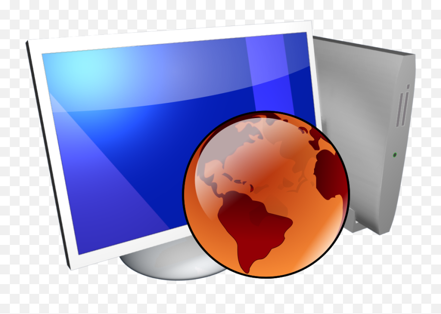Computer - Computer Globe Emoji,Globe Png