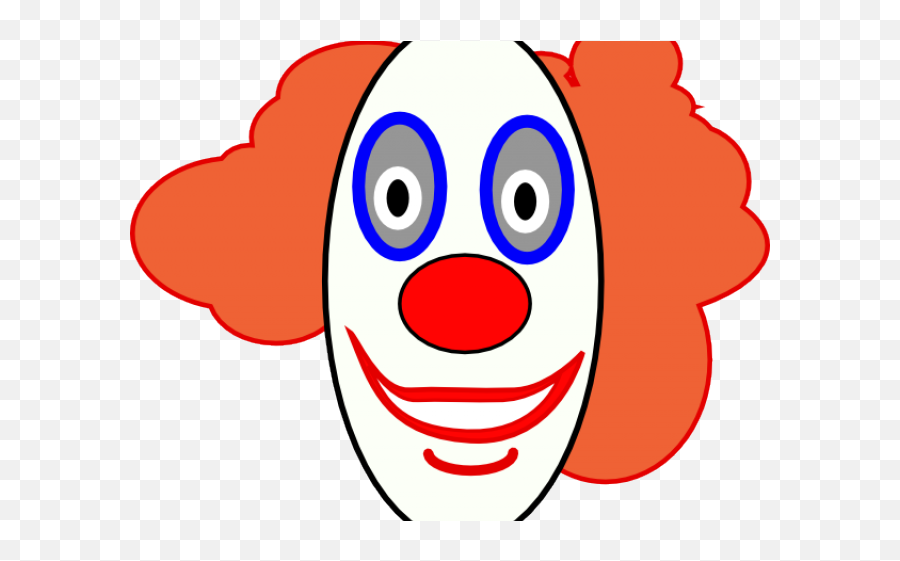 Cartoon Clown Face Png Clipart - Transparent Clown Face Png Emoji,Scarey Clipart